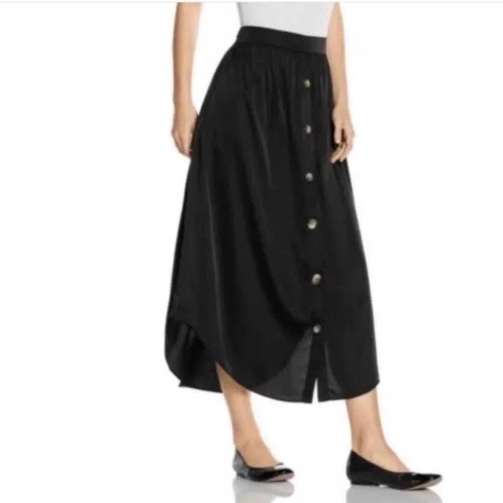 J.Jill Button Down Midi Skirt